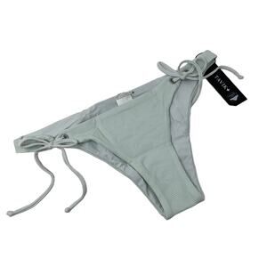 NEW! Tavik Bikini Bottoms Ricci Bottom Glossy Pique Light Blue - S